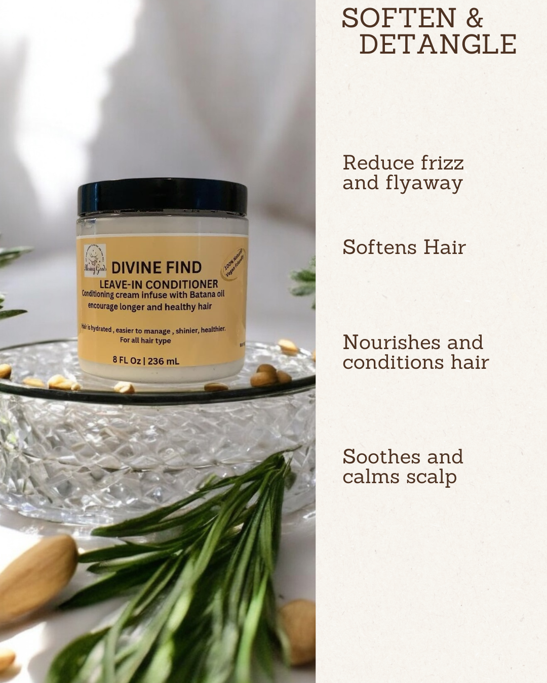 Scalp & Hair Cream/Leave-In Conditioner