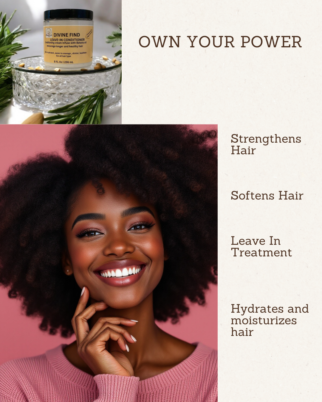 Scalp & Hair Cream/Leave-In Conditioner