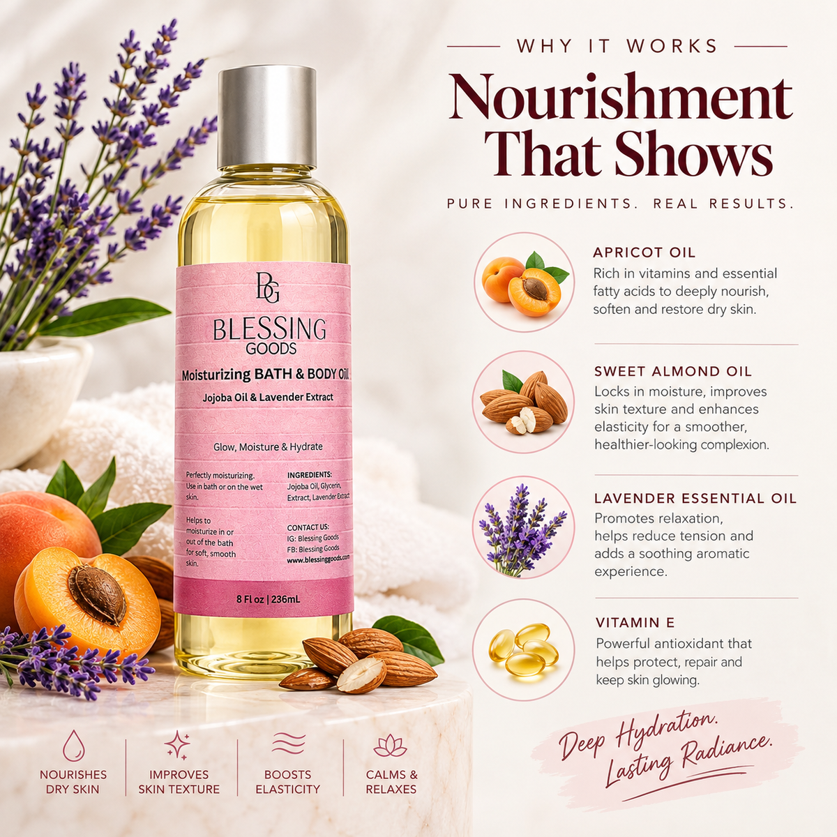 Bath & Body Oil Lavender